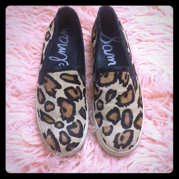 Sam Edelman Shoes - SAM EDELMAN LEOPARD SNEAKERS